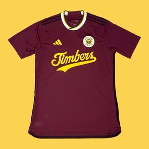 Adidas 2024 Portland Timbers Archive MLS Burgundy Jersey IN4288 Size Medium‎ NWT